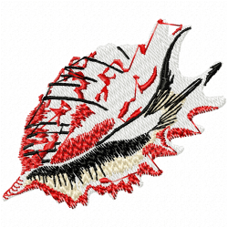 Seashell Embroidery Design 10